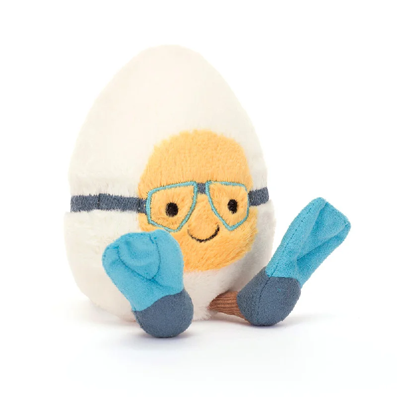 Cuddly and endearing Jellycat timeless appealAmuseable Boiled Egg Scuba