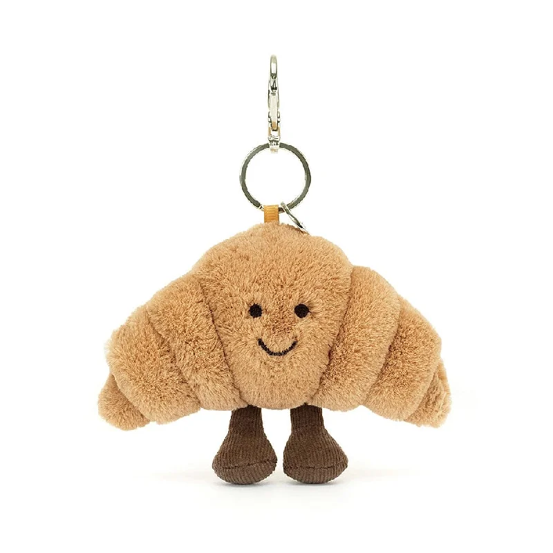 Cuddly and snuggly Jellycat snuggle partnersAmuseable Croissant Bag Charm
