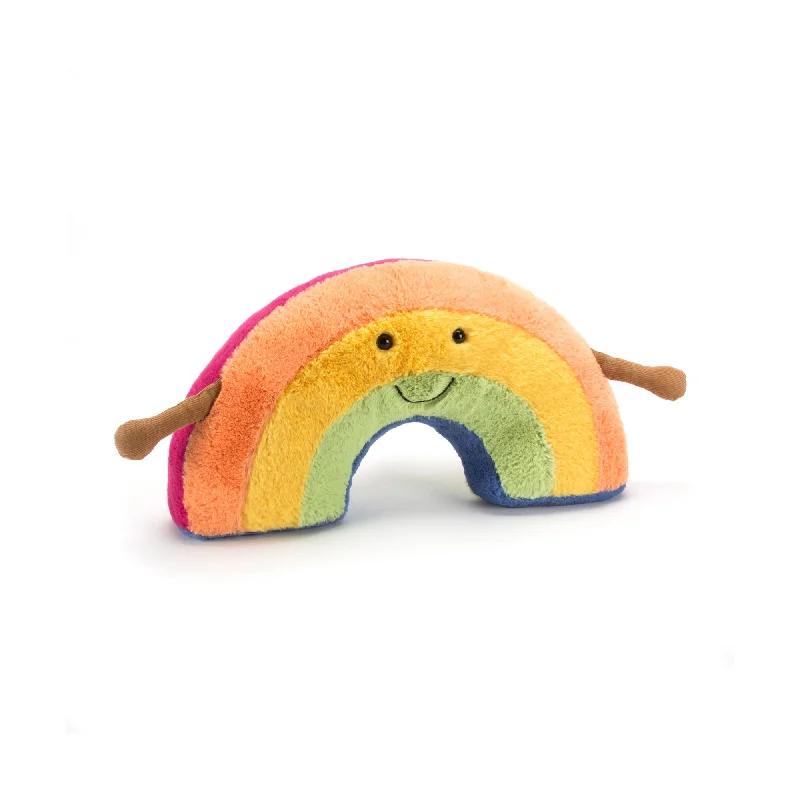 Playful and cheerful stuffed creaturesAmuseable Rainbow Soft Toy