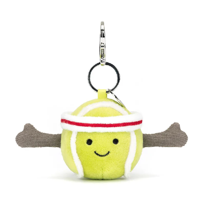 Cozy and gentle Jellycat attention to detailAmuseable Tennis Bag Charm