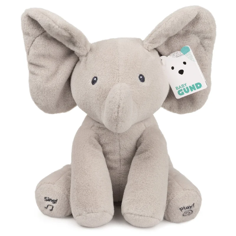 Soft and squishy plush crittersAnimated Flappy The Elephant, 12 in