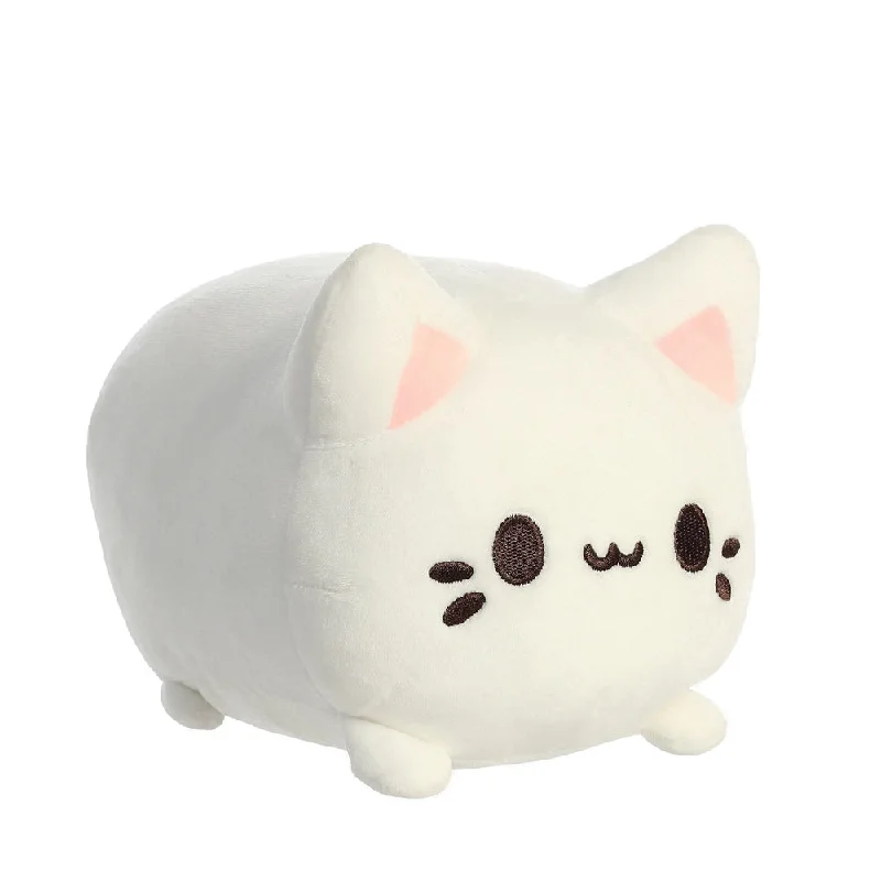 Cheerful and happy stuffed figuresTasty Peach Custard Meowchi Soft Toy