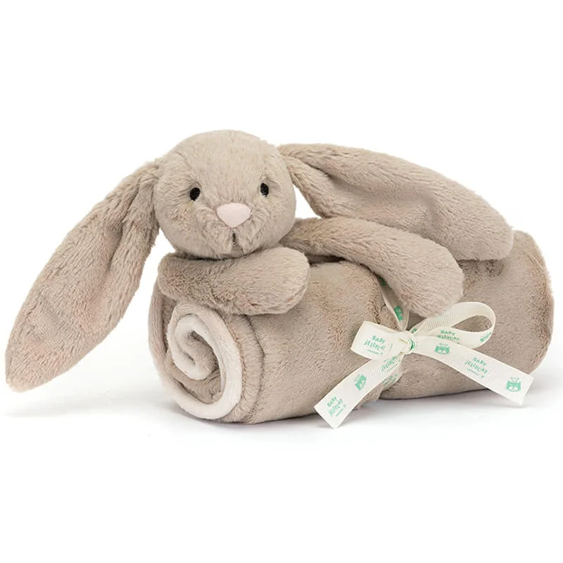 Sweet and endearing Jellycat stuffiesBashful Beige Bunny Blankie
