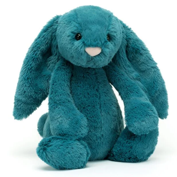 Soft and charming Jellycat designsBashful Mineral Blue Bunny