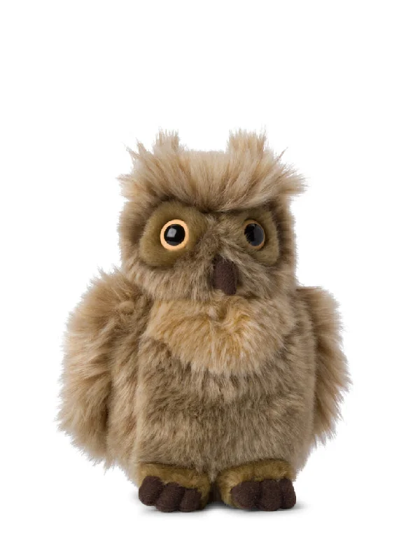 Soft and squishy plush crittersWWF Eagle Owl standing Teddy bear