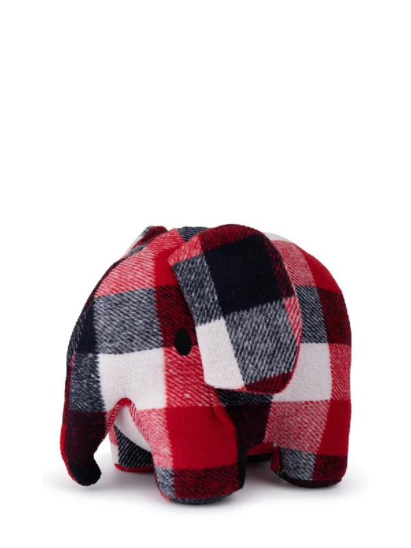 Cuddly and comforting plush charactersRed Checkered Elephant Corduroy