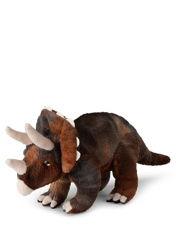 Soft and squishy plush crittersWWF Triceratops Brown/Beige Teddy bear