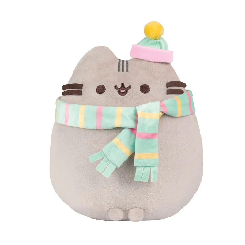 Cheerful and happy stuffed figuresCozy Winter Pusheen Soft Toy