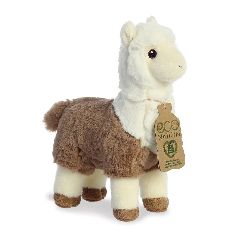 Playful and cheerful stuffed creaturesEco Nation Alpaca Two-Tone Soft Toy