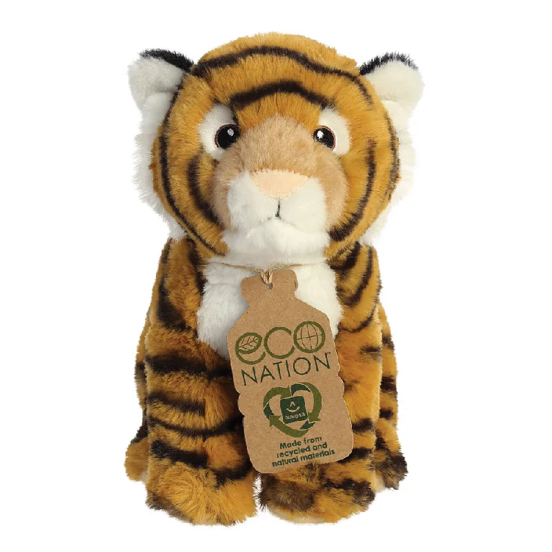 Cuddly and comforting plush charactersEco Nation Bengal Tiger Soft Toy