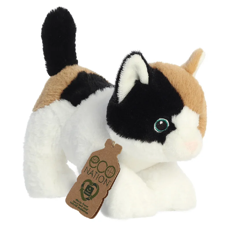 Whimsical and imaginative stuffed toysEco Nation Calico Cat Soft Toy