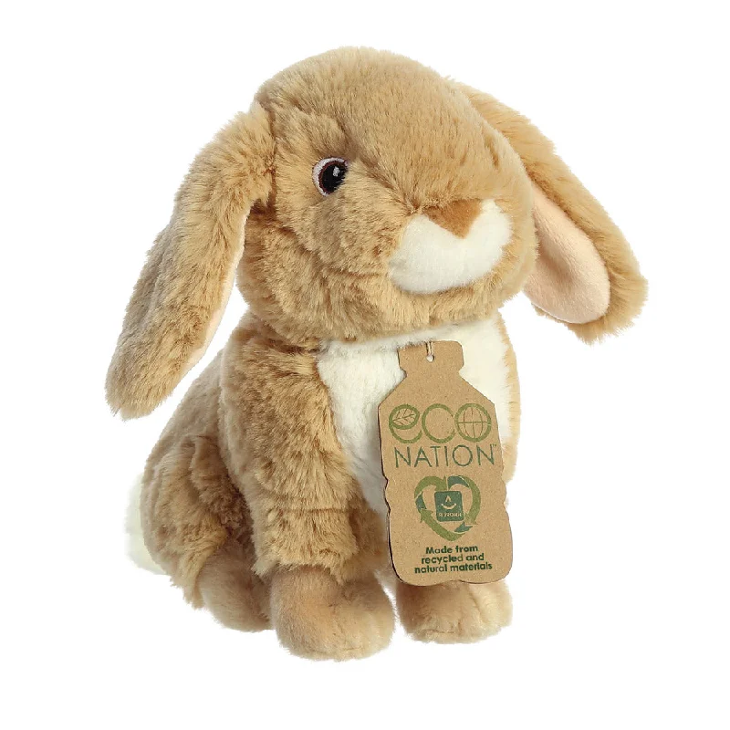 Endearing and lovable stuffed toysEco Nation Lop-Eared Rabbit Tan Soft Toy