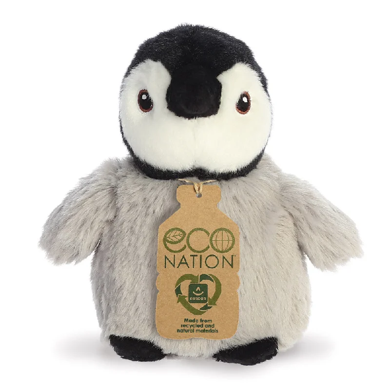 Soft and squishy plush crittersEco Nation Mini Penguin Soft Toy