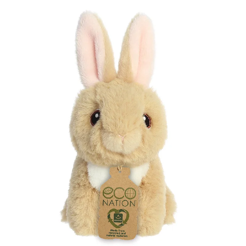 Adorable and tiny stuffed crittersEco Nation Mini Tan Bunny Soft Toy