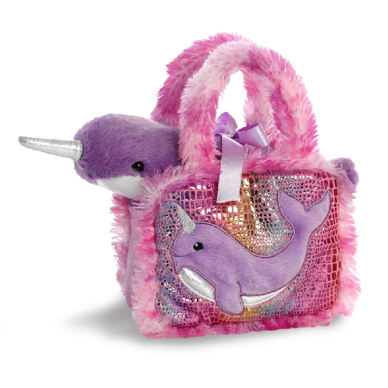 Delightful and enchanting plush friendsFancy Pal Narwhal Soft Toy