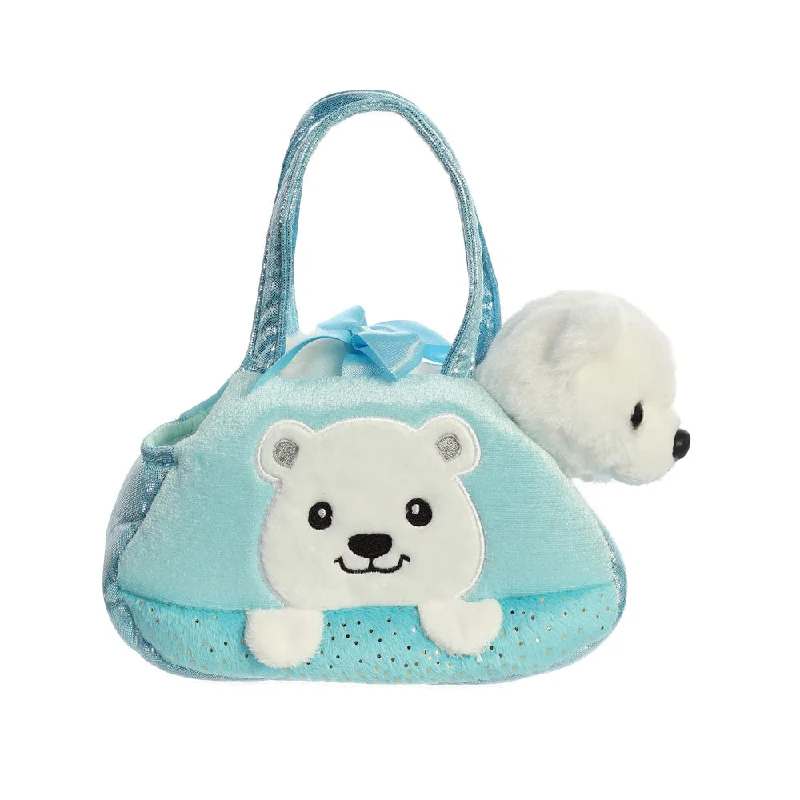 Playful and cheerful stuffed creaturesFancy Pal Polar Bear Soft Toy