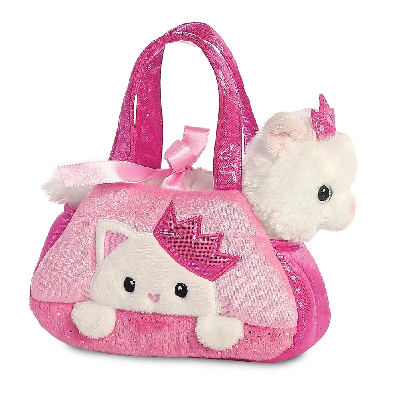 Friendly and approachable plush friendsFancy Pal Pink Crown Kitty Soft Toy