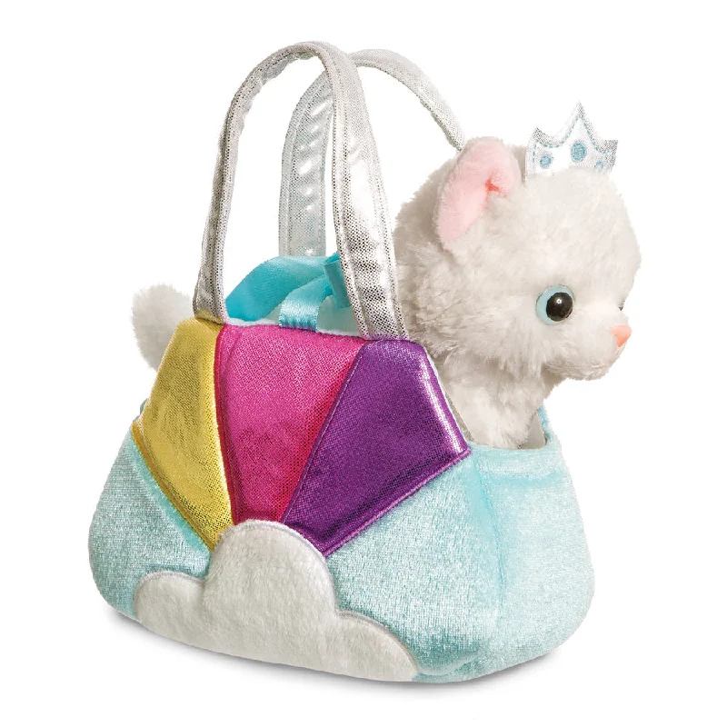 Huggable and cozy plush toysFancy Pal Rainbow Princess Cat Soft Toy