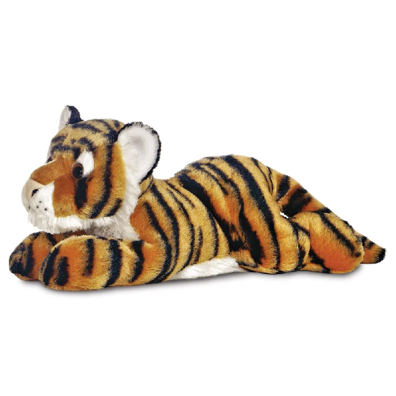 Fluffy and warm toy companionsFlopsies Indira Bengal Tiger Soft Toy