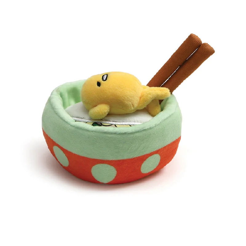 Endearing and lovable stuffed toysGudetama™ with Noodles, 4.5 in