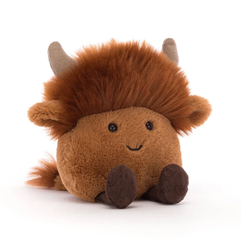 Huggable and comforting Jellycat creationsJellycat Amuseabean Highland Cow