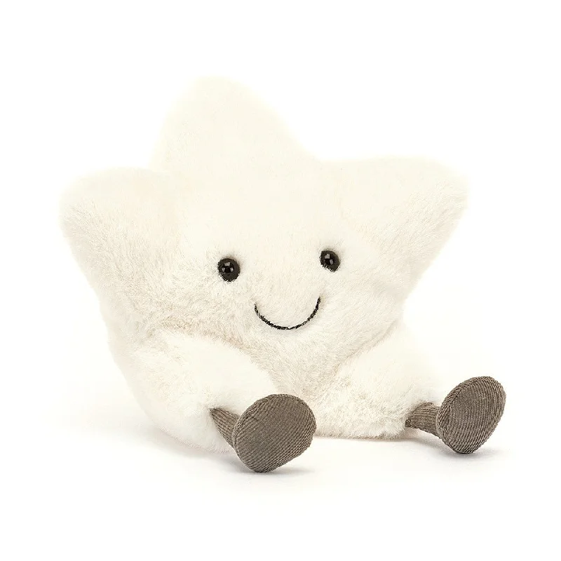 Fluffy and comforting Jellycat superior materialsJellycat Amuseable Cream Star