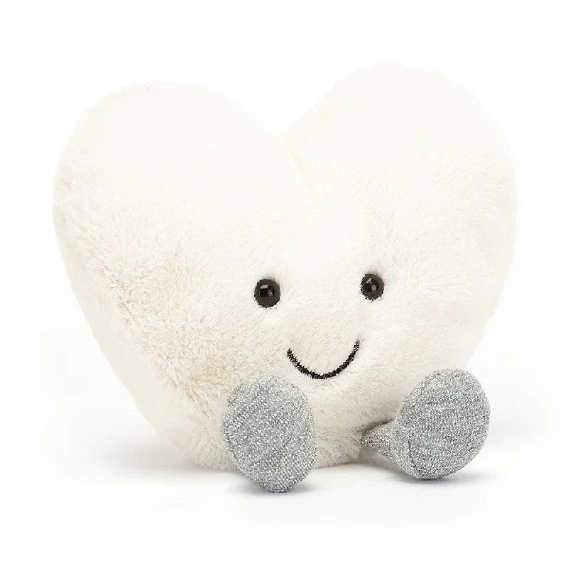 Cuddly and endearing Jellycat timeless appealJellycat Amuseable Heart Cream - Small