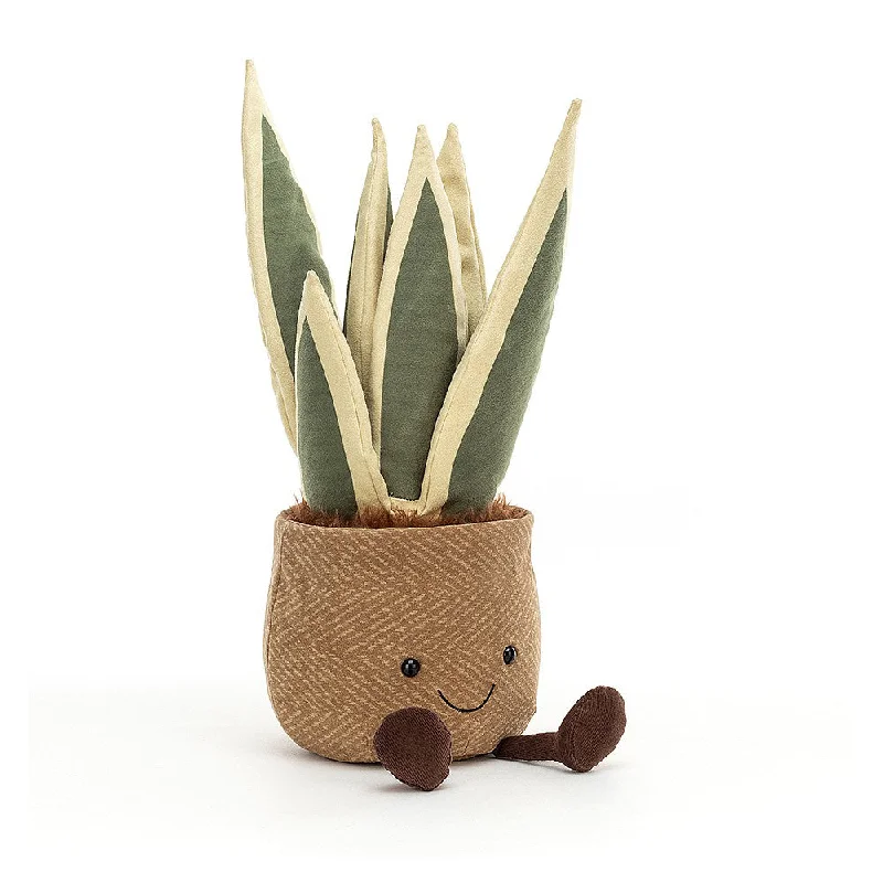Adorable and plush Jellycat emotional support friendsJellycat Amuseable Snake Plant