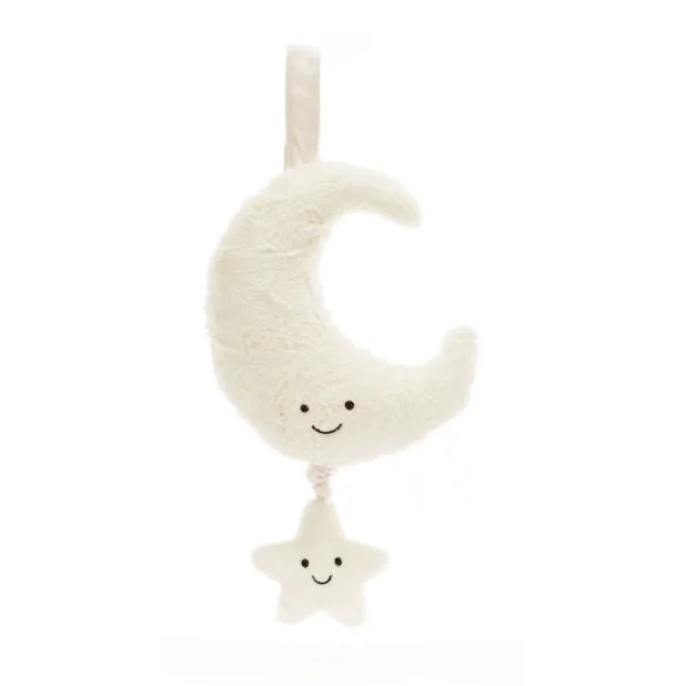 Plush and comforting Jellycat figuresJellycat Amuseables Moon Musical Pull