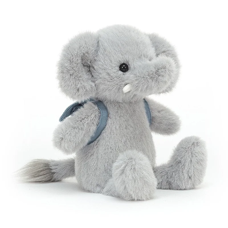 Plush and comforting Jellycat figuresJellycat Backpack Elephant
