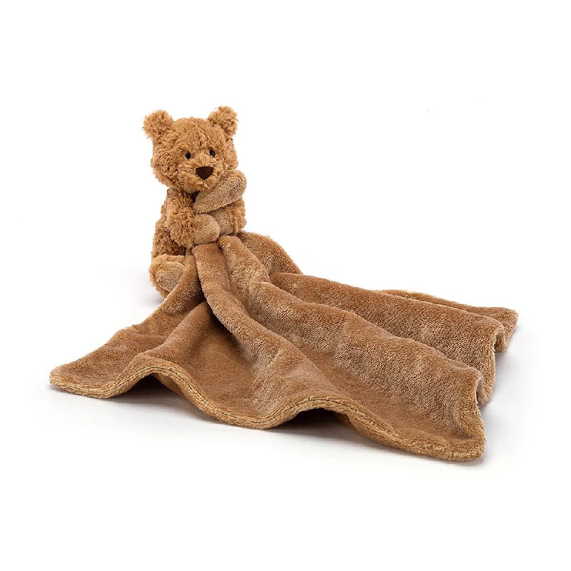 Plush and comforting Jellycat figuresJellycat Bartholomew Bear Soother - Personalisation Available