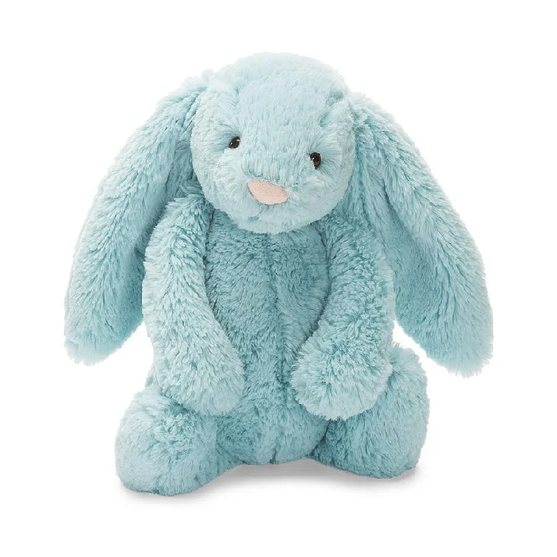 Playful and cheerful stuffed creaturesJellyCat Bashful Aqua Bunny - Medium H31cm