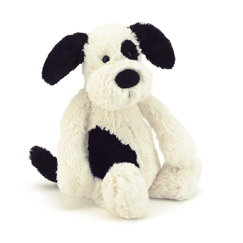 Adorable and snuggly Jellycat toysJellycat Bashful Black and Cream Puppy