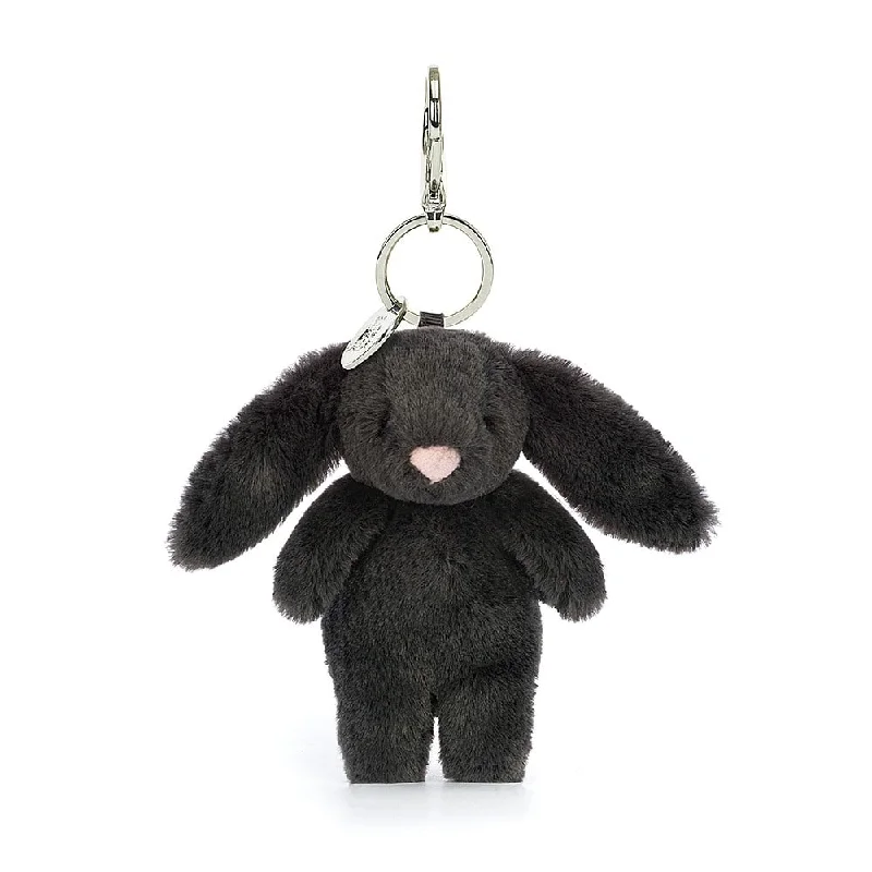 Huggable and charming Jellycat beloved by all ages.Jellycat Bashful Bunny Inky Bag Charm