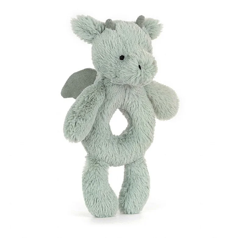 Cuddly and lovely Jellycat animalsJellycat Bashful Dragon Ring Rattle