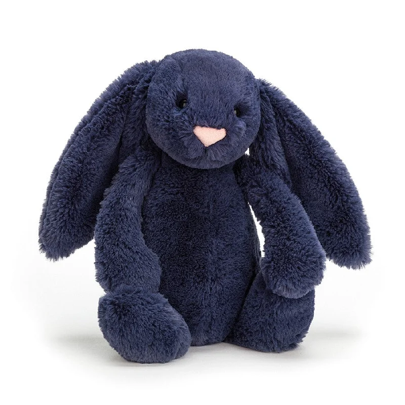 Enchanting and magical plush dollsJellyCat Bashful Navy Bunny - Medium H31cm