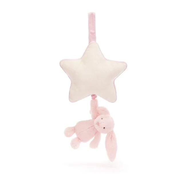 Soft and charming Jellycat designsJellycat Bashful Pink Bunny Musical Pull