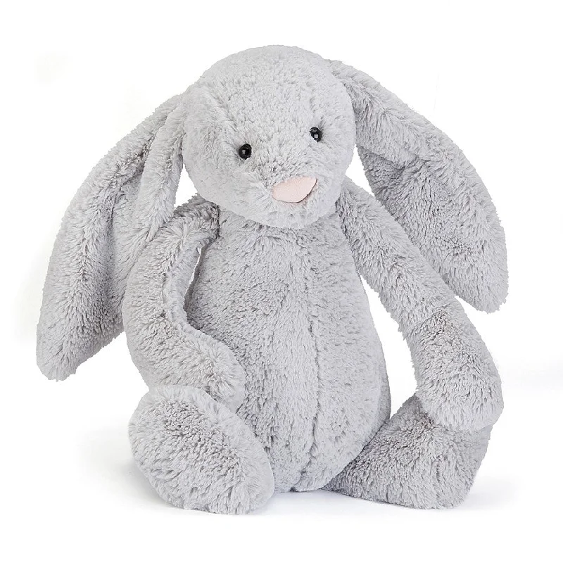 Delightful and enchanting plush friendsJellyCat Bashful Silver Bunny - Huge H51cm