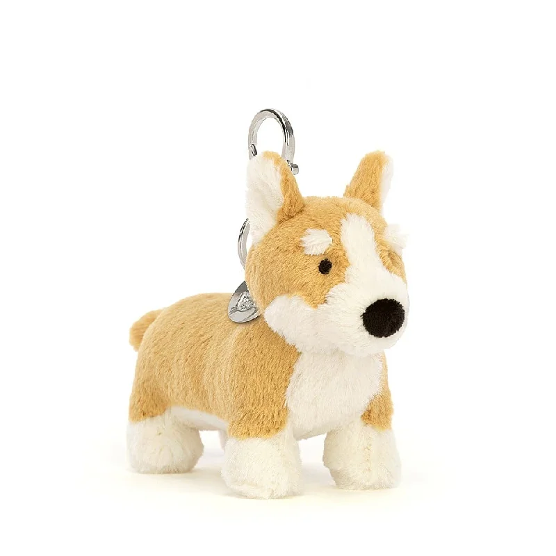 Cozy and delightful Jellycat companionsJellycat Betty Corgi Bag Charm