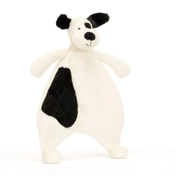 Huggable and sweet Jellycat all-around favoritesJellycat Black and Cream Puppy Comforter