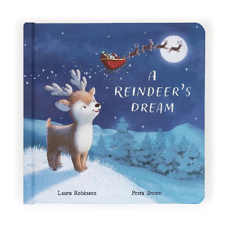 Adorable and snuggly Jellycat toysJellycat Board Book Mitzi Reindeer's Dream