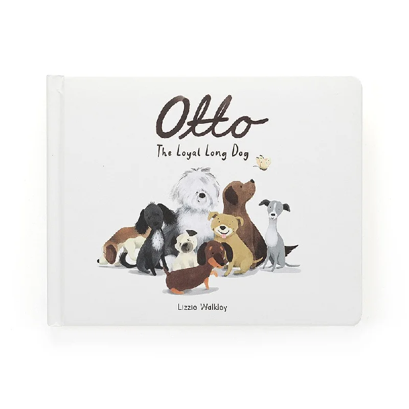 Cuddly and delightful Jellycat naptime buddiesJellycat Board Book Otto The Loyal Long Dog