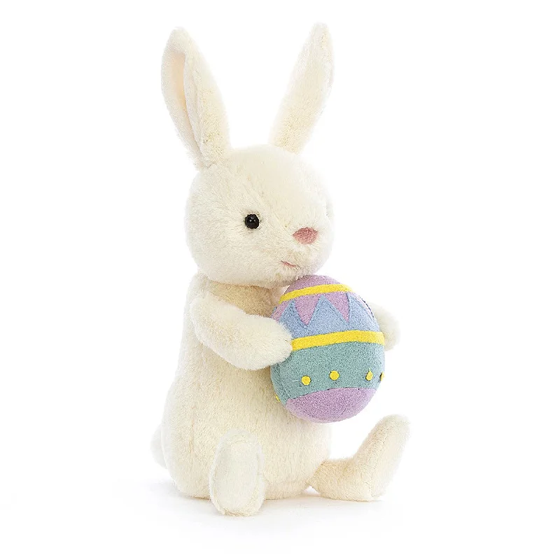 Adorable and gentle Jellycat friendsJellycat Bobbi Bunny With Easter Egg