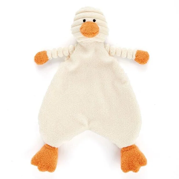 Adorable and gentle Jellycat friendsJellycat Cordy Roy Baby Duckling Comforter