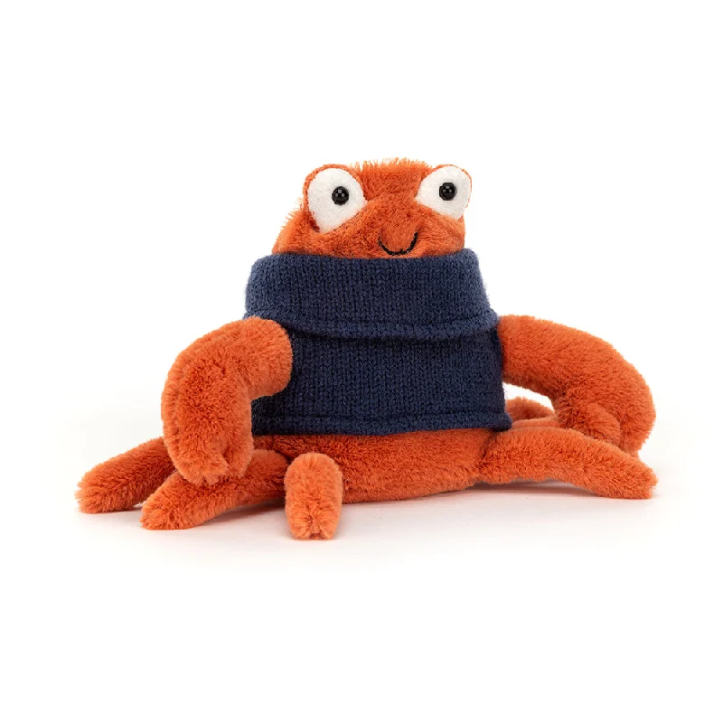 Endearing and lovable stuffed toysJellyCat Cozy Crew Crab - H13cm