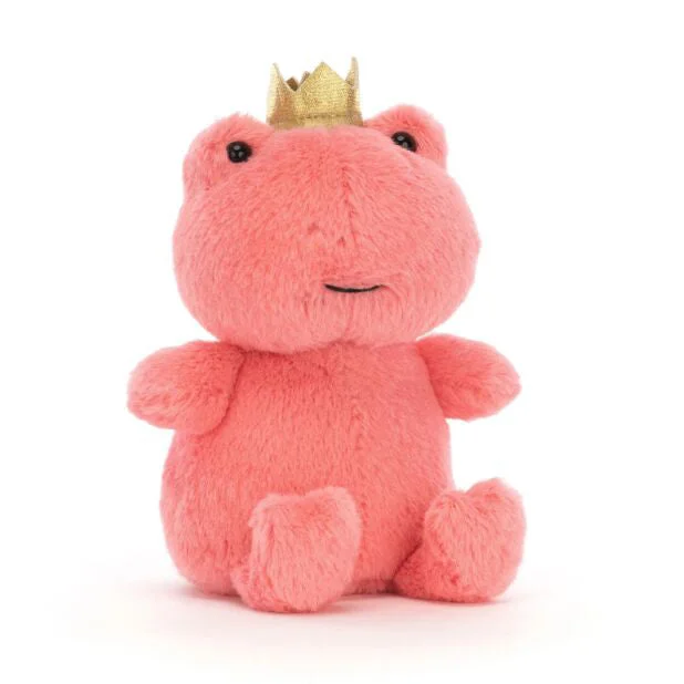 Cozy and gentle Jellycat attention to detailJellycat Crowning Croaker Pink