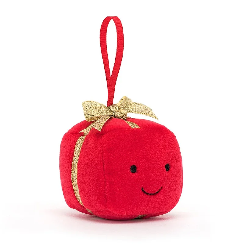 Fluffy and comforting Jellycat superior materialsJellycat Festive Folly Present