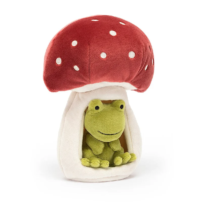 Cuddly and delightful Jellycat naptime buddiesJellycat Forest Fauna Frog