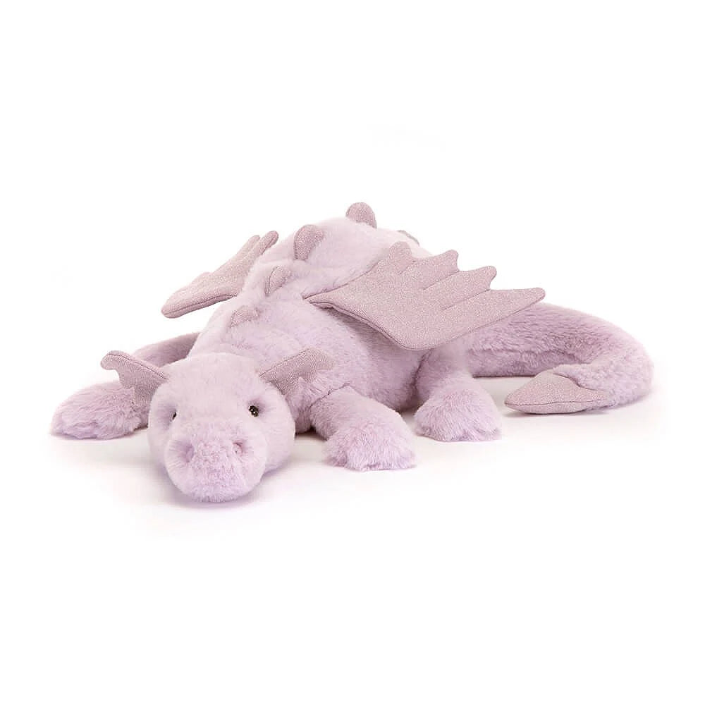 Soft and endearing Jellycat plushies﻿﻿Jellycat Lavender Dragon Little