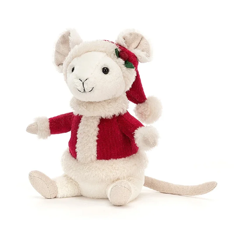 Huggable and charming Jellycat beloved by all ages.Jellycat Merry Mouse